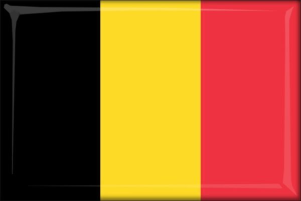 Belgia - cywilna (2:3) – Flaga – Magnes żywiczny