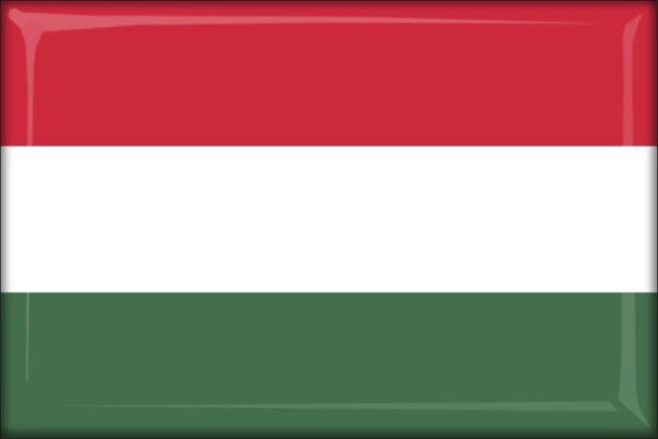 Węgry - cywilna (2:3) – Flaga – Magnes żywiczny