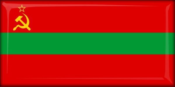 Naddniestrze – Flaga – Magnes żywiczny