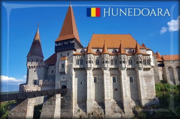Rumunia - Hunedoara - Zamek Korwina - 2 – Magnes żywiczny