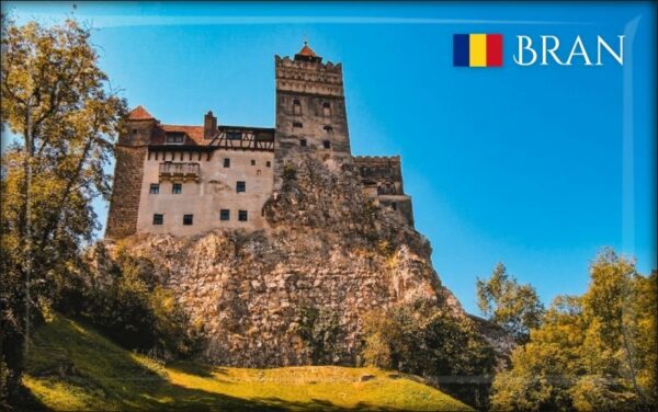 Rumunia - Zamek Drakuli Bran – Magnes żywiczny